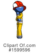 Blue Design Mascot Clipart #1599596 by Leo Blanchette