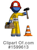 Blue Design Mascot Clipart #1599613 by Leo Blanchette