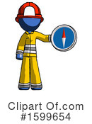 Blue Design Mascot Clipart #1599654 by Leo Blanchette