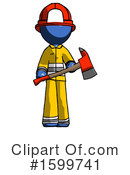 Blue Design Mascot Clipart #1599741 by Leo Blanchette