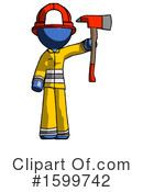 Blue Design Mascot Clipart #1599742 by Leo Blanchette