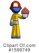Blue Design Mascot Clipart #1599749 by Leo Blanchette