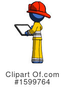 Blue Design Mascot Clipart #1599764 by Leo Blanchette