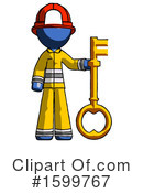 Blue Design Mascot Clipart #1599767 by Leo Blanchette