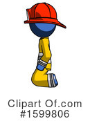 Blue Design Mascot Clipart #1599806 by Leo Blanchette