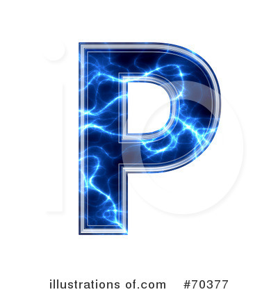 Royalty-Free (RF) Blue Electric Symbol Clipart Illustration by chrisroll - Stock Sample #70377