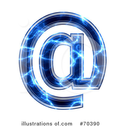 Royalty-Free (RF) Blue Electric Symbol Clipart Illustration by chrisroll - Stock Sample #70390