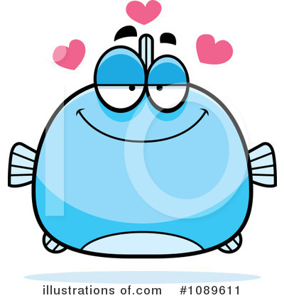Royalty-Free (RF) Blue Fish Clipart Illustration by Cory Thoman - Stock Sample #1089611