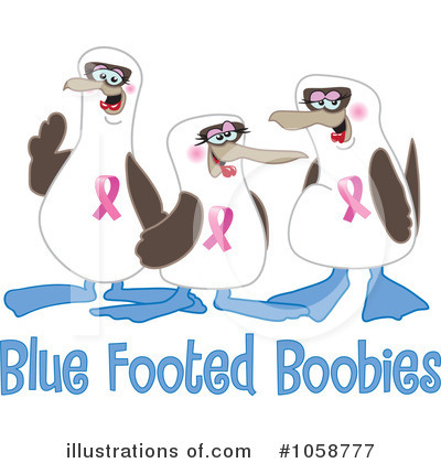Blue Footed Boobie Clipart #1058777 by Toons4Biz