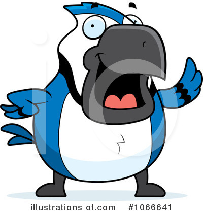 Royalty-Free (RF) Blue Jay Clipart Illustration by Cory Thoman - Stock Sample #1066641