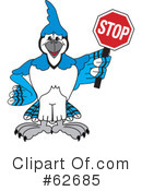 Blue Jay Mascot Clipart #62685 by Mascot Junction