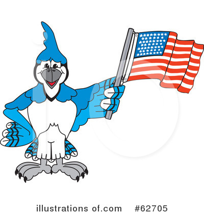 Blue Jay Clipart #62705 by Mascot Junction