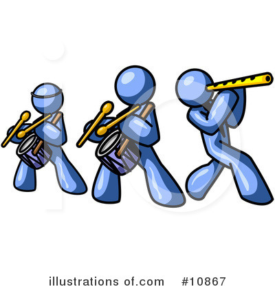 Music Clipart #10867 by Leo Blanchette