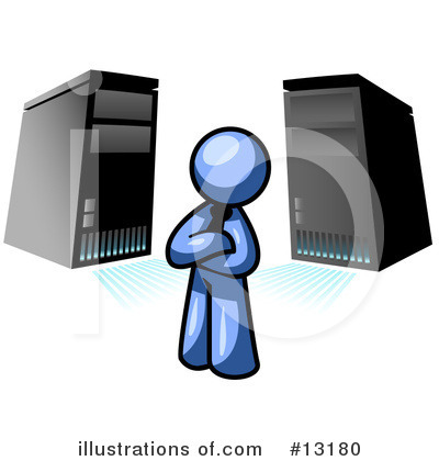 Servers Clipart #13180 by Leo Blanchette