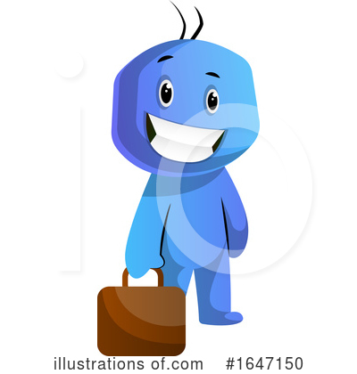 Royalty-Free (RF) Blue Man Clipart Illustration by Morphart Creations - Stock Sample #1647150