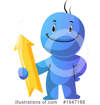 Royalty-Free (RF) Blue Man Clipart Illustration by Morphart Creations - Stock Sample #1647166