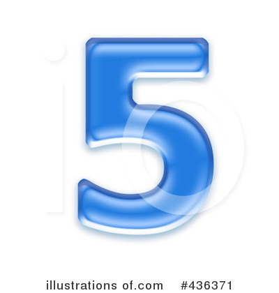 Royalty-Free (RF) Blue Number Clipart Illustration by chrisroll - Stock Sample #436371