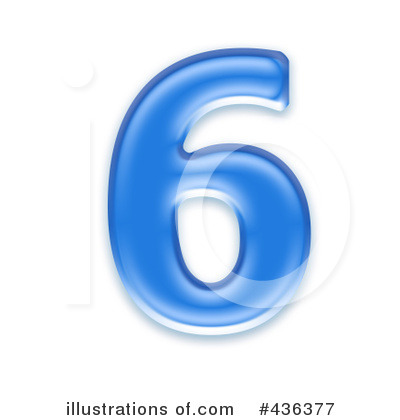 Royalty-Free (RF) Blue Number Clipart Illustration by chrisroll - Stock Sample #436377
