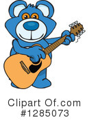Blue Teddy Bear Clipart #1285073 by Dennis Holmes Designs
