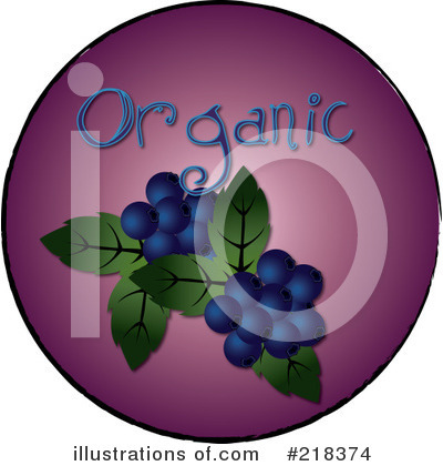 Royalty-Free (RF) Blueberries Clipart Illustration by Pams Clipart - Stock Sample #218374