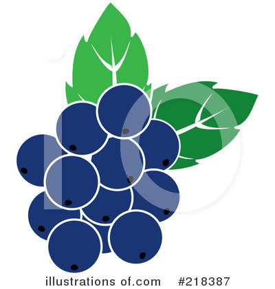 Blueberries Clipart #218387 by Pams Clipart