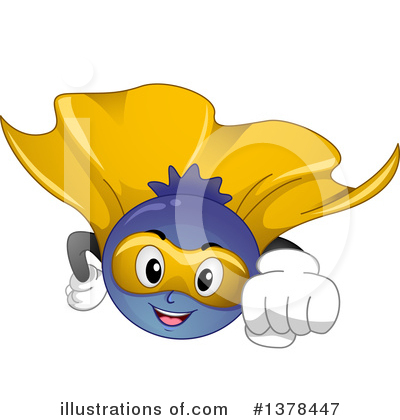 Royalty-Free (RF) Blueberry Clipart Illustration by BNP Design Studio - Stock Sample #1378447