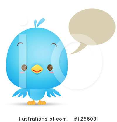 Royalty-Free (RF) Bluebird Clipart Illustration by Qiun - Stock Sample #1256081