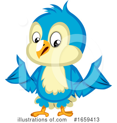 Royalty-Free (RF) Bluebird Clipart Illustration by Morphart Creations - Stock Sample #1659413