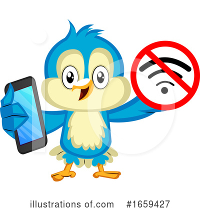 Royalty-Free (RF) Bluebird Clipart Illustration by Morphart Creations - Stock Sample #1659427