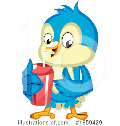 Royalty-Free (RF) Bluebird Clipart Illustration by Morphart Creations - Stock Sample #1659429