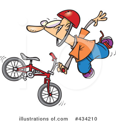 Royalty-Free (RF) Bmx Clipart Illustration by toonaday - Stock Sample #434210