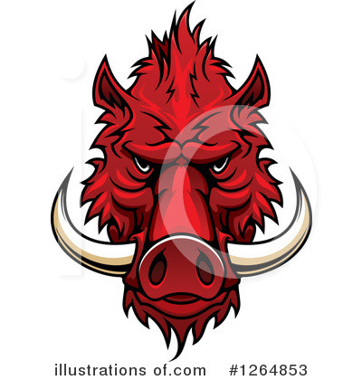 Boar Clipart #1264853 by Vector Tradition SM