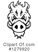 Boar Clipart #1279920 by Vector Tradition SM