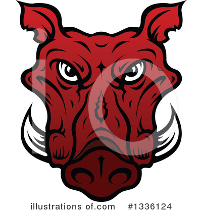 Royalty-Free (RF) Boar Clipart Illustration by Vector Tradition SM - Stock Sample #1336124