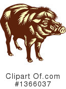 Boar Clipart #1366037 by patrimonio