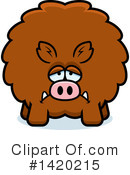 Boar Clipart #1420215 by Cory Thoman