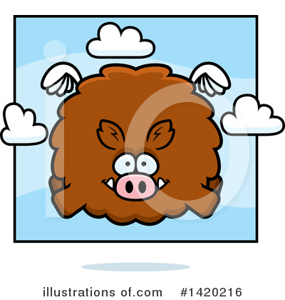 Royalty-Free (RF) Boar Clipart Illustration by Cory Thoman - Stock Sample #1420216