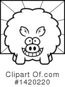 Boar Clipart #1420220 by Cory Thoman
