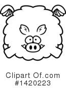 Boar Clipart #1420223 by Cory Thoman