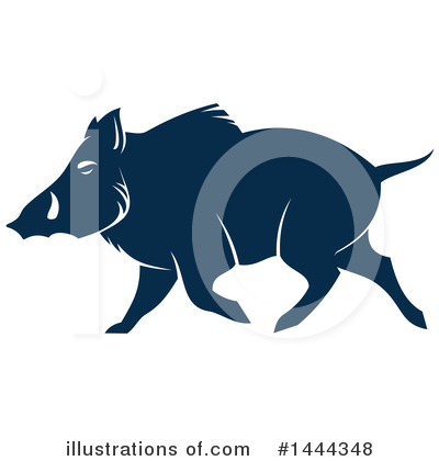 Boar Clipart #1444348 by Vector Tradition SM