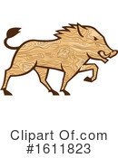 Boar Clipart #1611823 by patrimonio