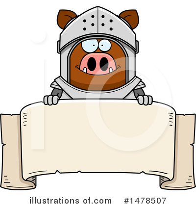 Royalty-Free (RF) Boar Knight Clipart Illustration by Cory Thoman - Stock Sample #1478507
