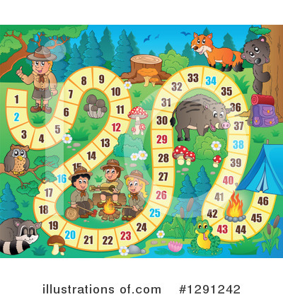 Royalty-Free (RF) Board Game Clipart Illustration by visekart - Stock Sample #1291242