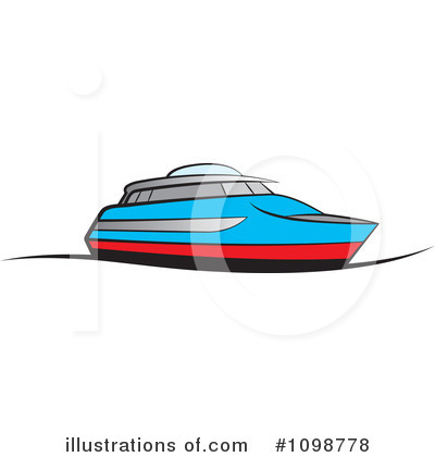 Royalty-Free (RF) Boat Clipart Illustration by Lal Perera - Stock Sample #1098778