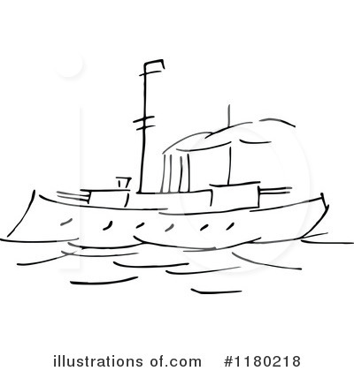 Royalty-Free (RF) Boat Clipart Illustration by Prawny Vintage - Stock Sample #1180218