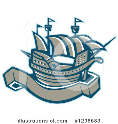 Ship Clipart #1298683 by patrimonio