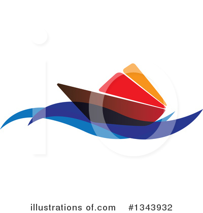 Sailboat Clipart #1343932 by ColorMagic