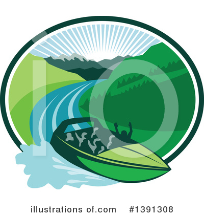 Royalty-Free (RF) Boat Clipart Illustration by patrimonio - Stock Sample #1391308