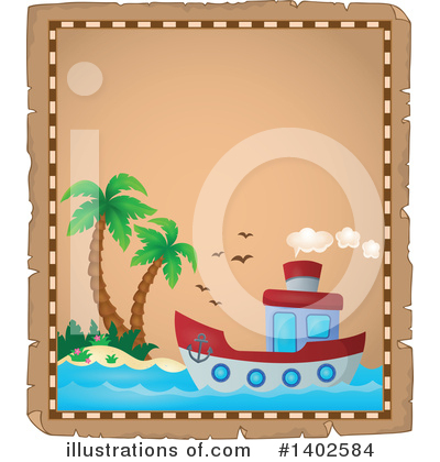 Royalty-Free (RF) Boat Clipart Illustration by visekart - Stock Sample #1402584