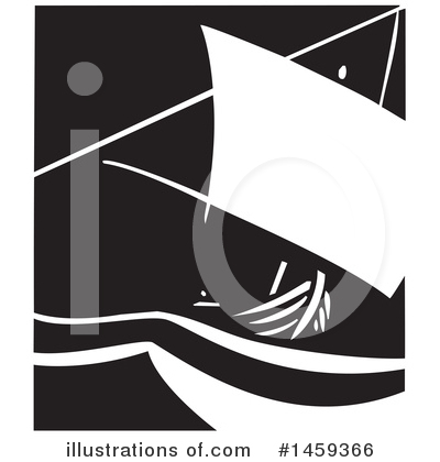 Royalty-Free (RF) Boat Clipart Illustration by xunantunich - Stock Sample #1459366